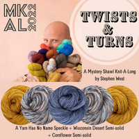 Twists & Turns Stephen West MKAL 2022 Yarn Pack, pattern not included, ready to ship