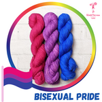 Knitcircus Yarns: Pride Flags: Pride Pack Skein Bundle, various flags, bases and sizes, ready to ship