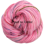 Knitcircus Yarns: Jellyfish Fields Speckled Skeins, dyed to order yarn