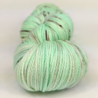 Knitcircus Yarns: Mint Chocolate Chip 100g Speckled Handpaint skein, Opulence, ready to ship yarn - SALE
