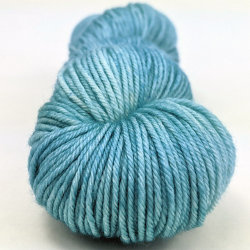 Knitcircus Yarns: Blue Agave 100g Kettle-Dyed Semi-Solid skein, Daring, ready to ship yarn