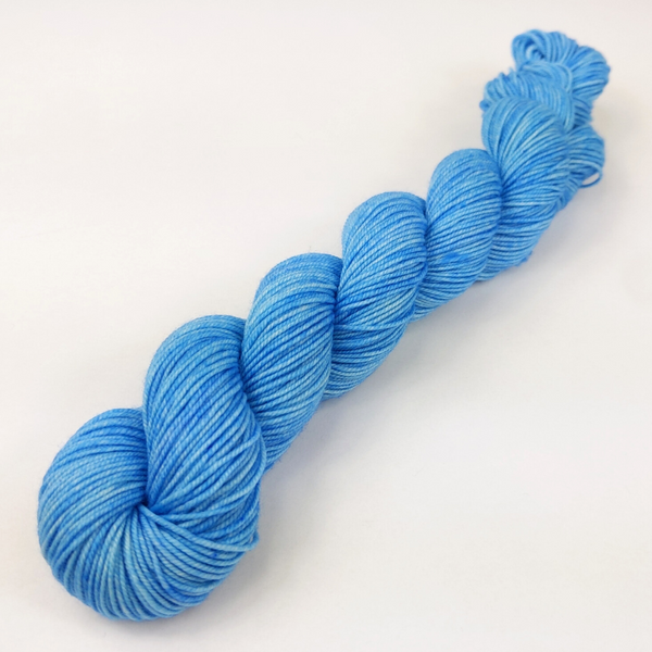Knitcircus Yarns: Clear Skies Ahead 50g Kettle-Dyed Semi-Solid skein, Trampoline, ready to ship yarn