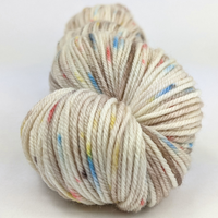 Knitcircus Yarns: The Last Airbender 100g Speckled Handpaint skein, Divine, ready to ship yarn