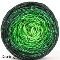Knitcircus Yarns: Toil and Trouble Panoramic Gradient, dyed to order yarn