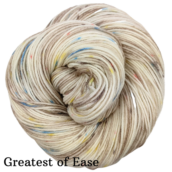 Knitcircus Yarns: The Last Airbender Speckled Handpaint Skeins, dyed to order yarn