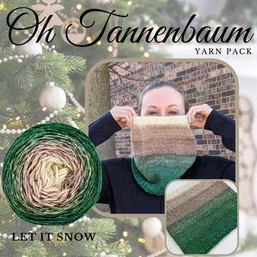 Oh Tannenbaum Yarn Pack, pattern not included, ready to ship