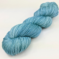 Knitcircus Yarns: Blue Agave 100g Kettle-Dyed Semi-Solid skein, Daring, ready to ship yarn