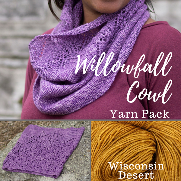 Willowfall Cowl Yarn Pack, dyed to order