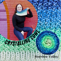 Crystalline Cowl Yarn Pack, pattern not included, dyed to order