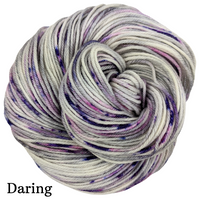 Knitcircus Yarns: Joie de Vivre Speckled Handpaint Skeins, dyed to order yarn