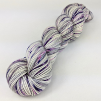 Knitcircus Yarns: Joie de Vivre 100g Speckled Handpaint skein, Daring, ready to ship yarn