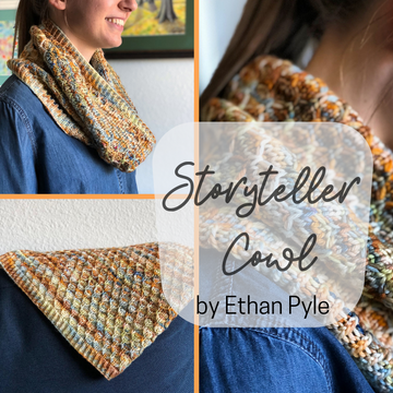 Storyteller Cowl Yarn Pack, pattern not included, dyed to order
