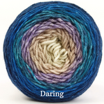 Knitcircus Yarns: Counting Sheep Panoramic Gradient, dyed to order yarn