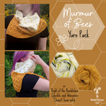Murmur of Bees Cowl Yarn Pack, pattern not included, dyed to order