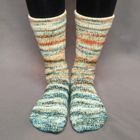 Knitcircus Yarns: Country Roads Impressionist Gradient Matching Socks Set, dyed to order yarn