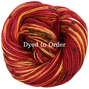 Knitcircus Yarns: Flameo Hotman Speckled Handpaint Skeins, dyed to order yarn