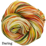 Knitcircus Yarns: Apple Picking Handpainted Skeins, dyed to order yarn