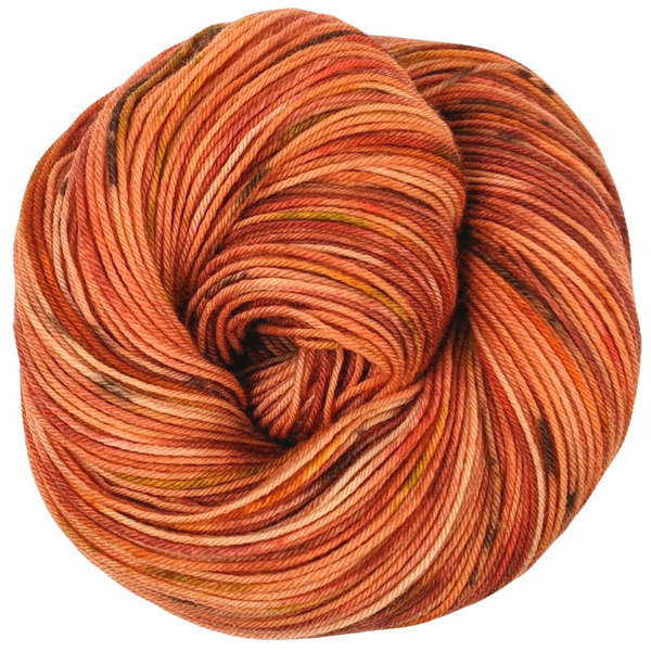Knitcircus Yarns: The Great Pumpkin 100g Speckled Handpaint skein, Greatest of Ease, ready to ship yarn
