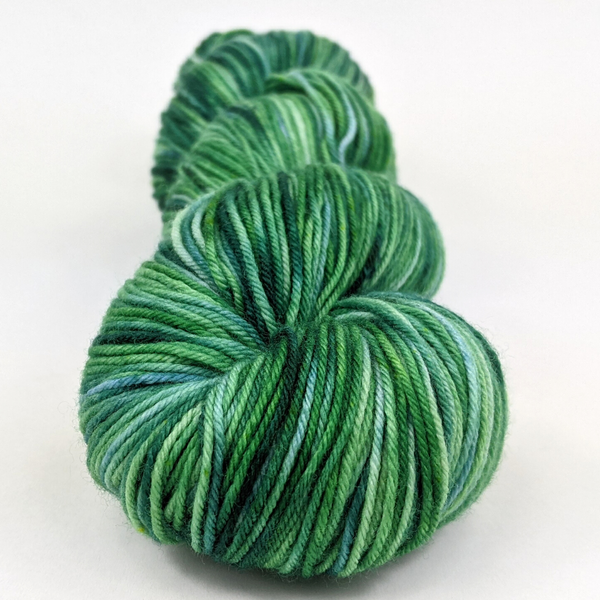 Knitcircus Yarns: Spruced Up 100g Speckled Handpaint skein, Greatest of Ease, ready to ship yarn