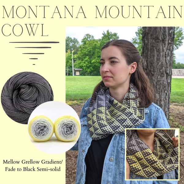 Montana Mountain Cowl Kit, dyed to order