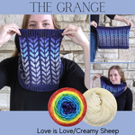 The Grange Cowl Yarn Pack, pattern not included, ready to ship