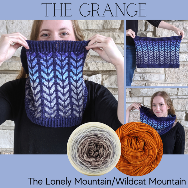 The Grange Cowl Yarn Pack, pattern not included, ready to ship