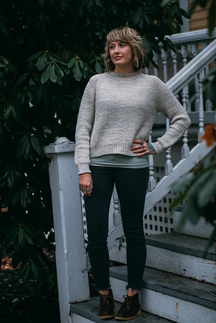 Pattern - Birch Pullover, by Andrea Mowry, ready to ship