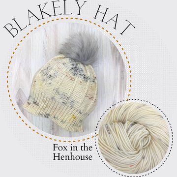 Blakely Hat Yarn Pack, pattern not included, dyed to order
