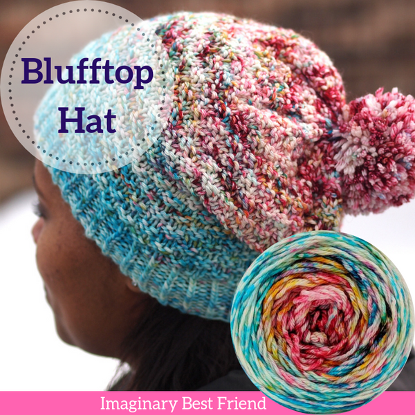 Blufftop Hat Yarn Pack, pattern not included, dyed to order