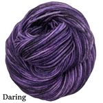 Knitcircus Yarns: Grape Stomping Speckled Handpaint Skeins, dyed to order yarn