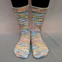 Ready to Wear Machine Knit Pair of Socks, Women's Shoe Size US 6.5, ready to ship - SALE