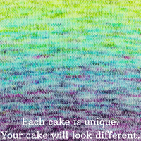 Knitcircus Yarns: Electric Mayhem 100g Impressionist Gradient, Daring, choose your cake, ready to ship yarn