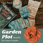 Garden Plot Speckle Socks Yarn Pack, pattern not included, dyed to order