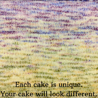 Knitcircus Yarns: Happy Happy Joy Joy 100g Impressionist Gradient, Greatest of Ease, choose your cake, ready to ship yarn - SALE