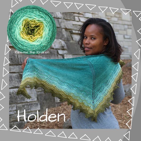 Holden Shawl Yarn Pack, pattern not included, dyed to order