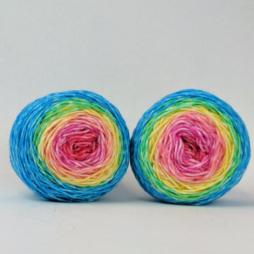 Knitcircus Yarns: Make Believe Panoramic Gradient Matching Socks Set, dyed to order yarn