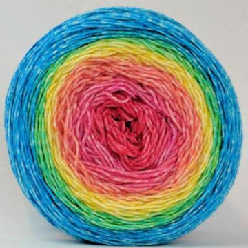 Knitcircus Yarns: Make Believe 100g Panoramic Gradient, Greatest of Ease, ready to ship yarn