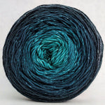 Knitcircus Yarns: Happy Little Trees 100g Chromatic Gradient, Greatest of Ease, ready to ship yarn