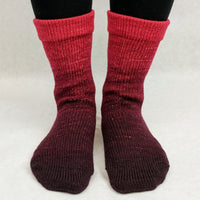 Knitcircus Yarns: Vampire Boyfriend Chromatic Gradient Matching Socks Set, dyed to order yarn