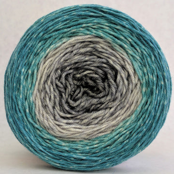Knitcircus Yarns: Believe in Miracles 100g Panoramic Gradient, Parasol, ready to ship yarn