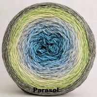 Knitcircus Yarns: Growing Like A Weed Panoramic Gradient, dyed to order yarn