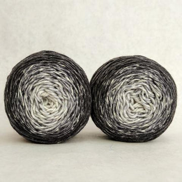 Knitcircus Yarns: Shades of Gray Chromatic Gradient Matching Socks Set, various bases and sizes, ready to ship - SALE - SECONDS