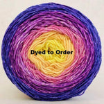 Knitcircus Yarns: Secret Garden Panoramic Gradient, dyed to order yarn