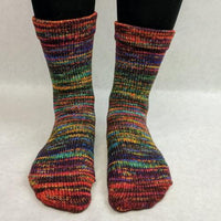 Knitcircus Yarns: Renegade Unicorn Abstract Matching Socks Set, dyed to order yarn