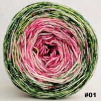 Knitcircus Yarns: Holly and Ivy 100g Impressionist Gradient, Opulence, choose your cake, ready to ship yarn