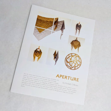 Pattern - Aperture, by Ambah O'Brien, ready to ship