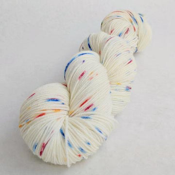 Knitcircus Yarns: Over the Rainbow Speckled Handpaint Skeins, dyed to order yarn