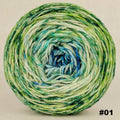 Knitcircus Yarns: Frog and Toad 100g Impressionist Gradient, Parasol, choose your cake, ready to ship yarn