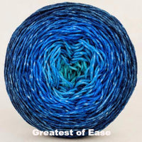 Knitcircus Yarns: Under The Sea Chromatic Gradient, dyed to order yarn