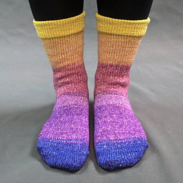 Knitcircus Yarns: Secret Garden Panoramic Gradient Matching Socks Set (medium), Greatest of Ease, ready to ship yarn